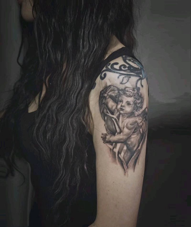 《小天使》纹身图片