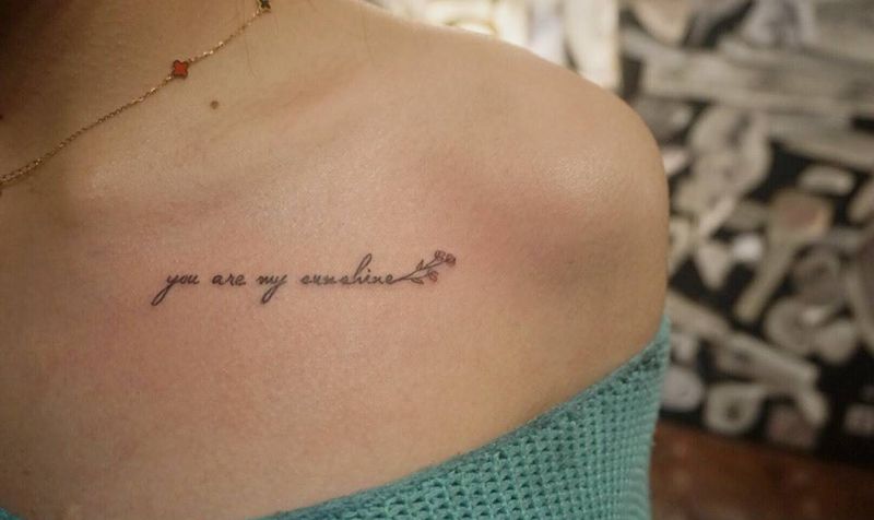 小英文纹身图片