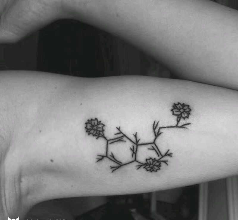 多巴胺纹身图片