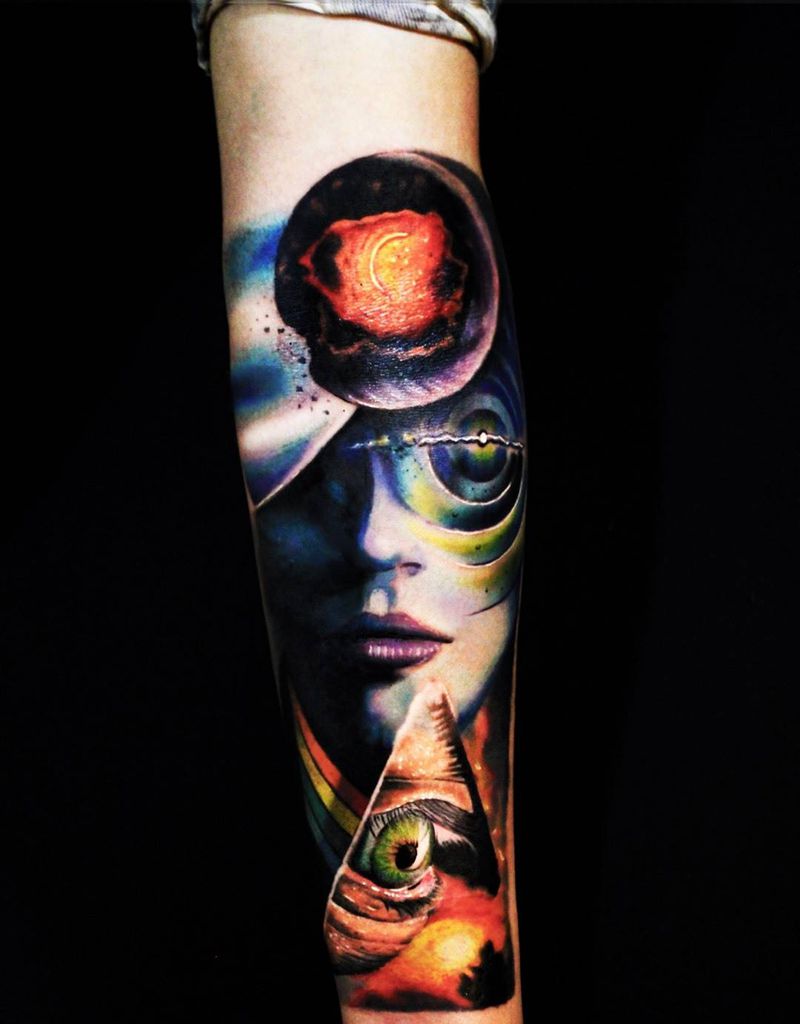 写实纹身图片_手臂欧美写实纹身图案