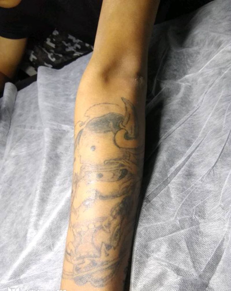 般若修改，包小臂。纹身图片