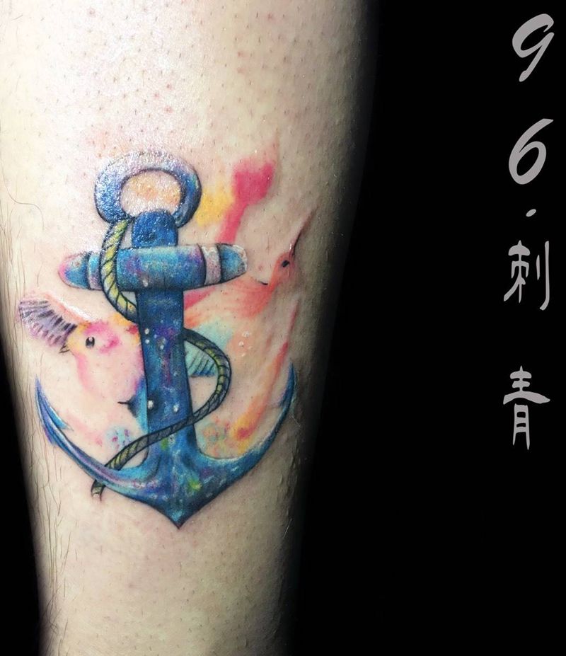 船矛⚓️纹身图片