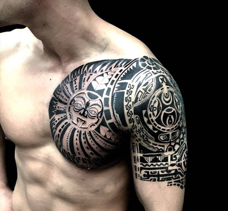 玛雅图腾纹身图片