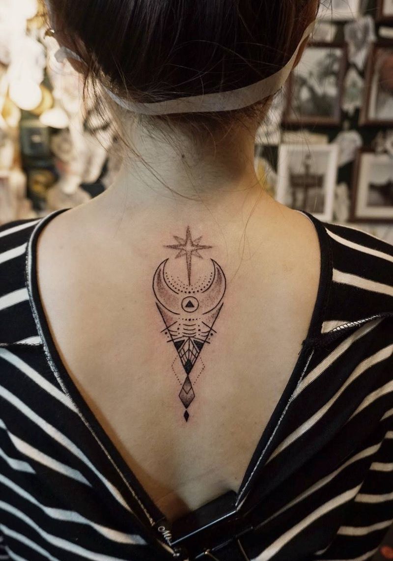 小几何纹身图片