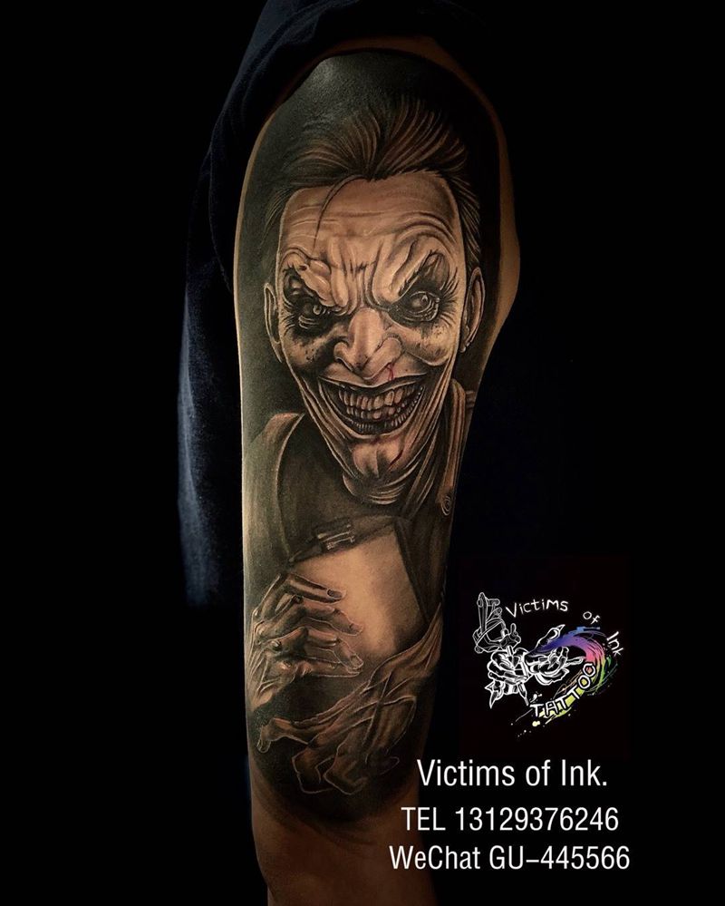 小丑纹身图片