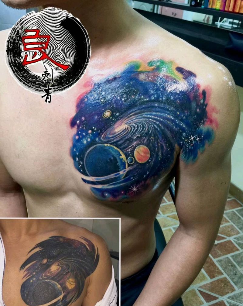 本店遮盖作品纹身图片