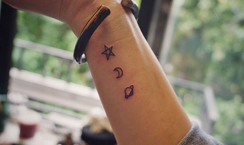 小清新纹身图片