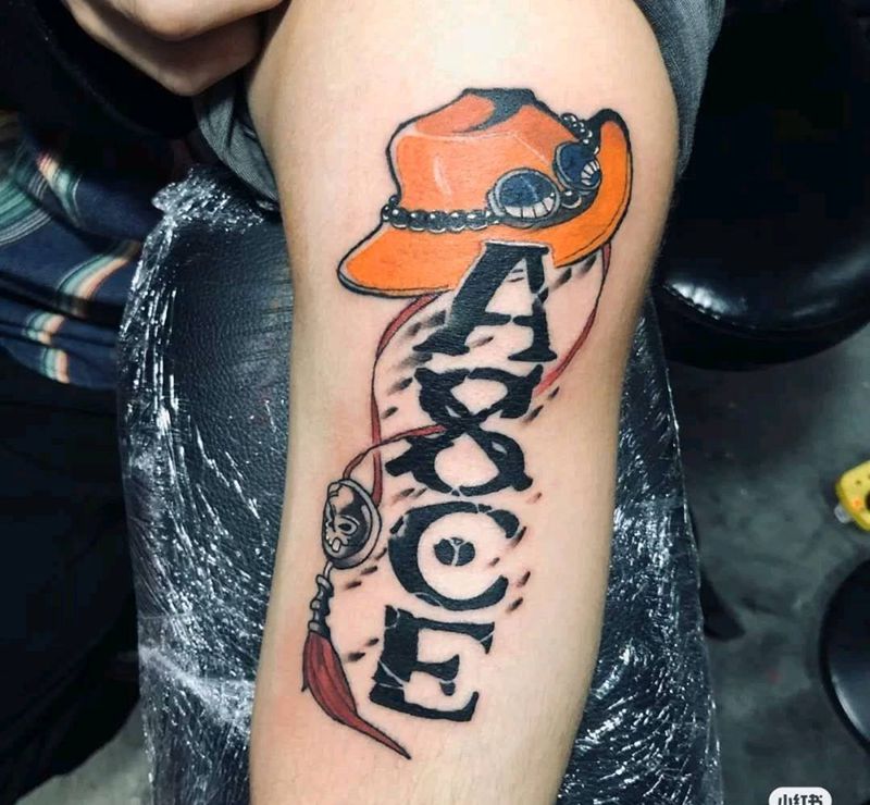 艾斯纹身图片_手臂纹身图案