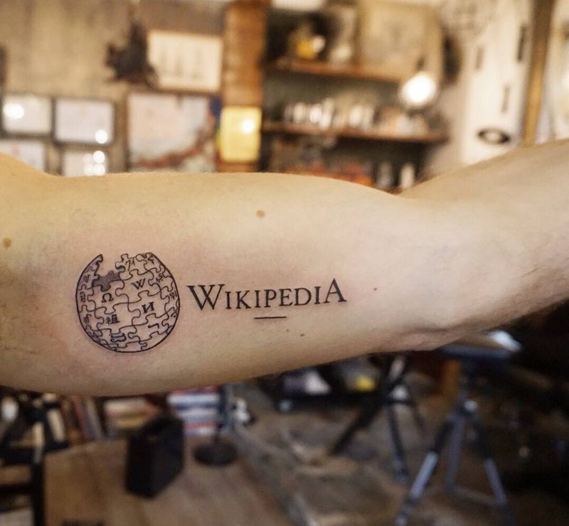 维基百科图标纹身图片