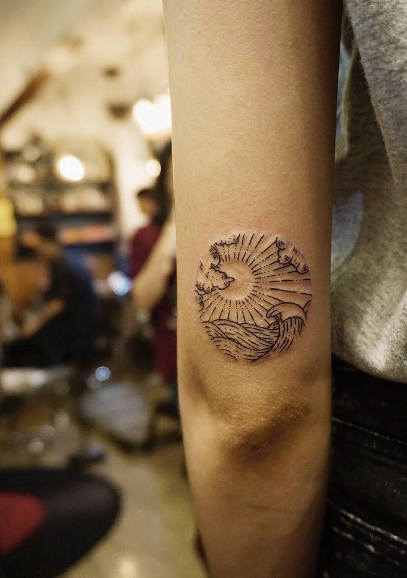 小插画纹身图片