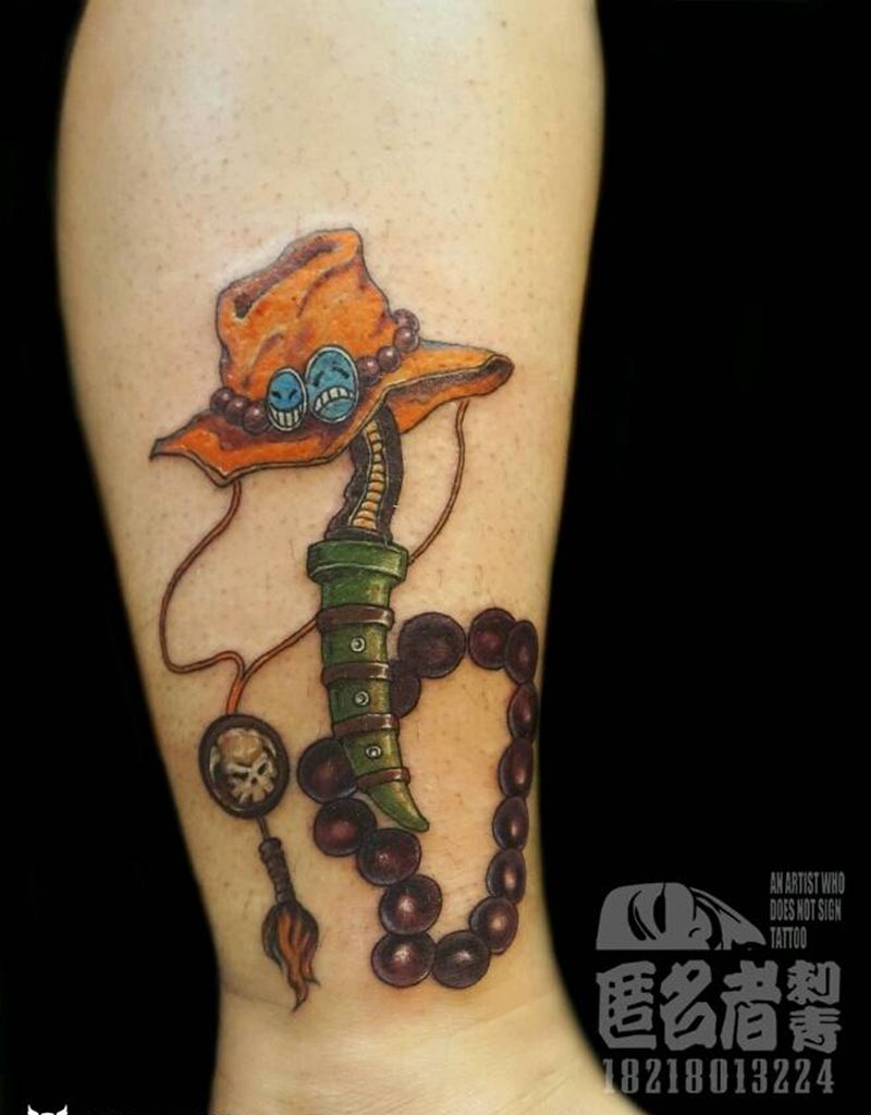 纪念艾斯纹身图片_手臂腿部手部写实人物静物原创广州成品纹身图案