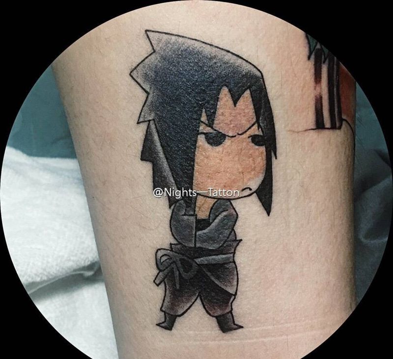 佐助纹身图片
