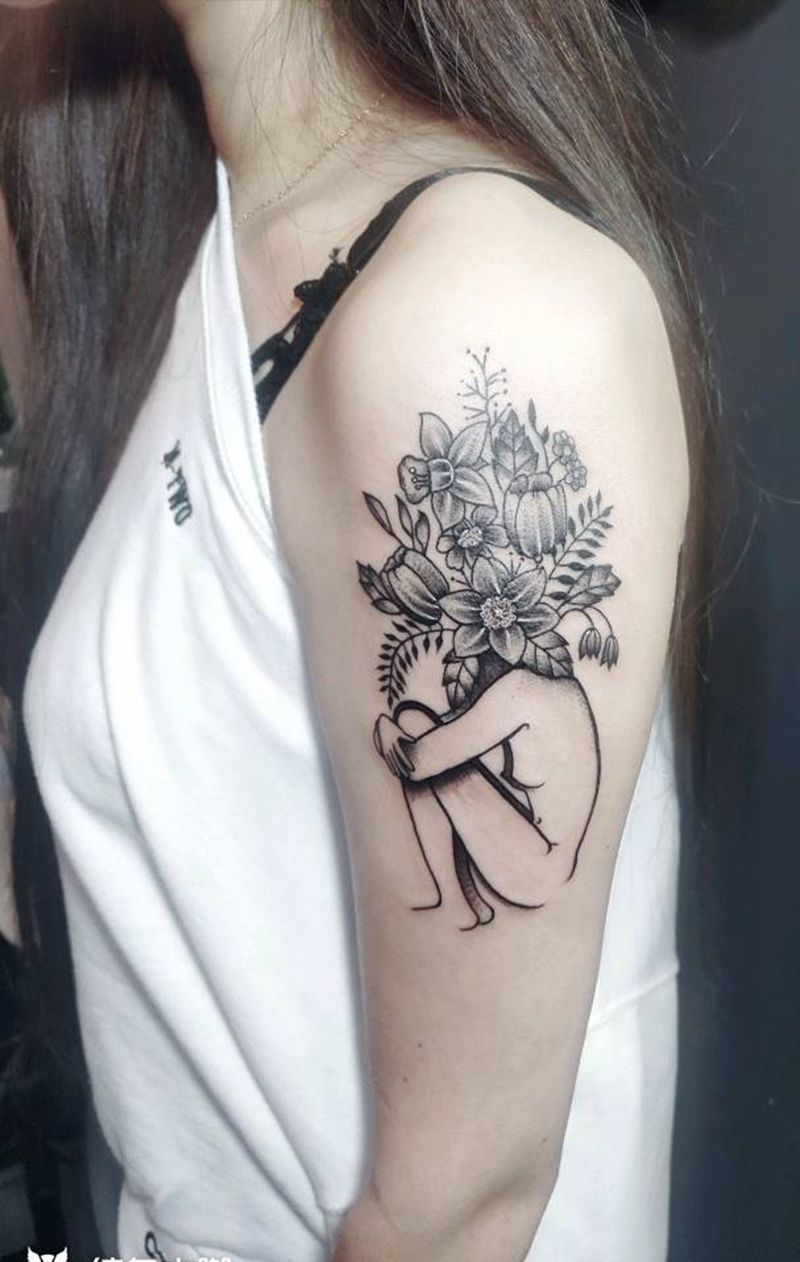 遮盖旧图纹身图片