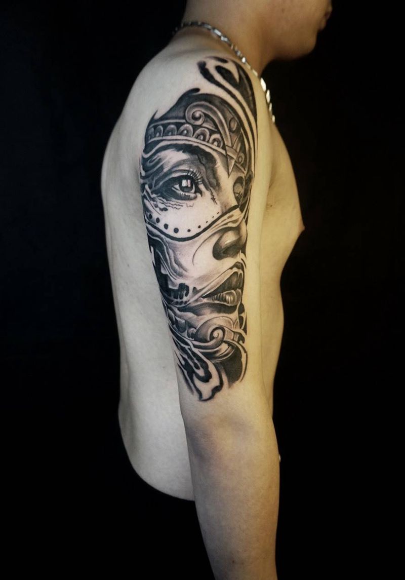 近日欧美写实图纹身图片_手臂欧美写实纹身图案