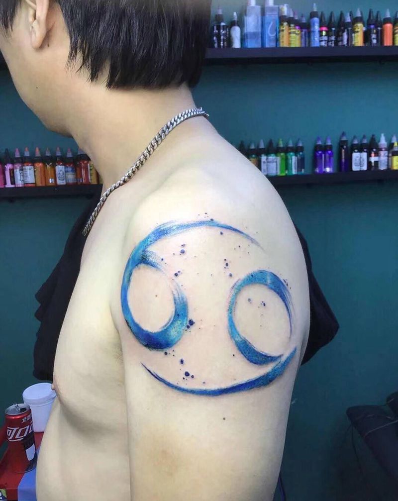 水瓶座纹身图片