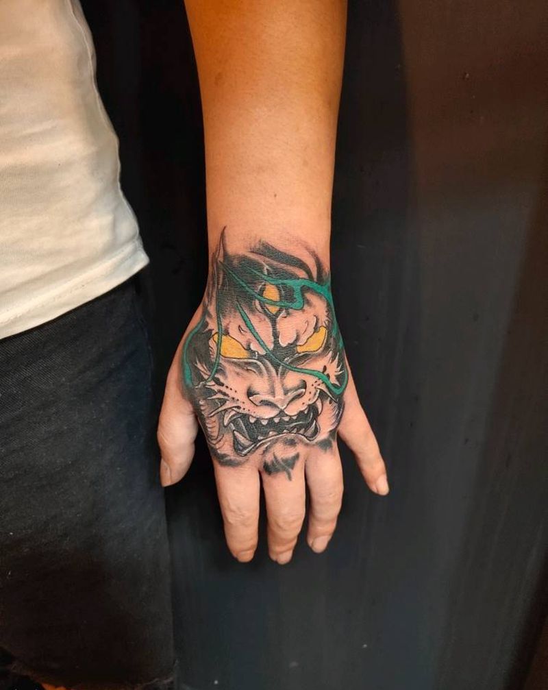 手背纹身纹身图片_手部纹身图案