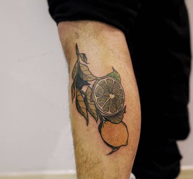 柠檬纹身图片