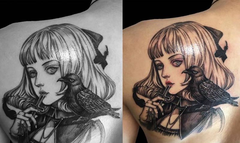 最近作品纹身图片