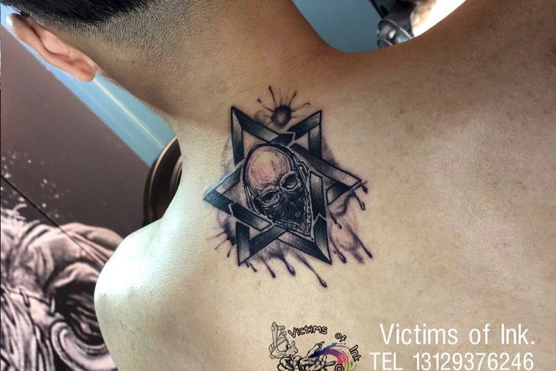 六芒星纹身图片