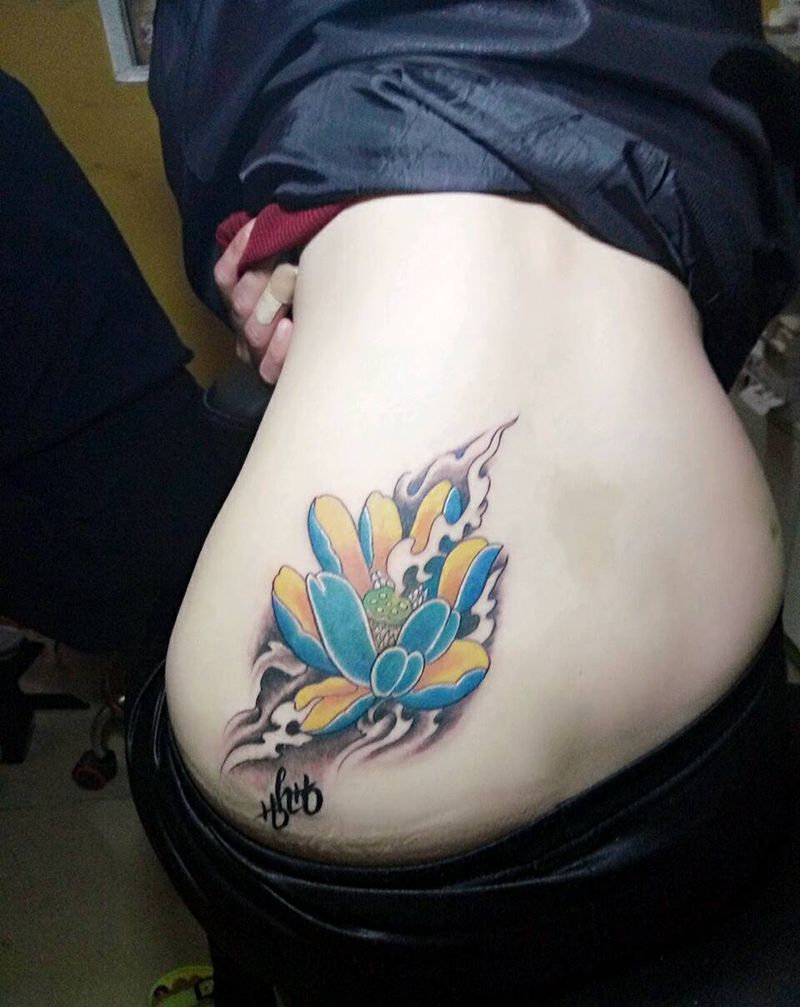 广州天朝刺青处纹身图片_植物纹身图案