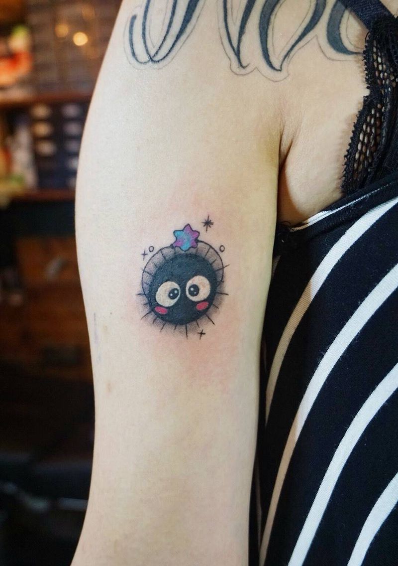 小煤球纹身图片