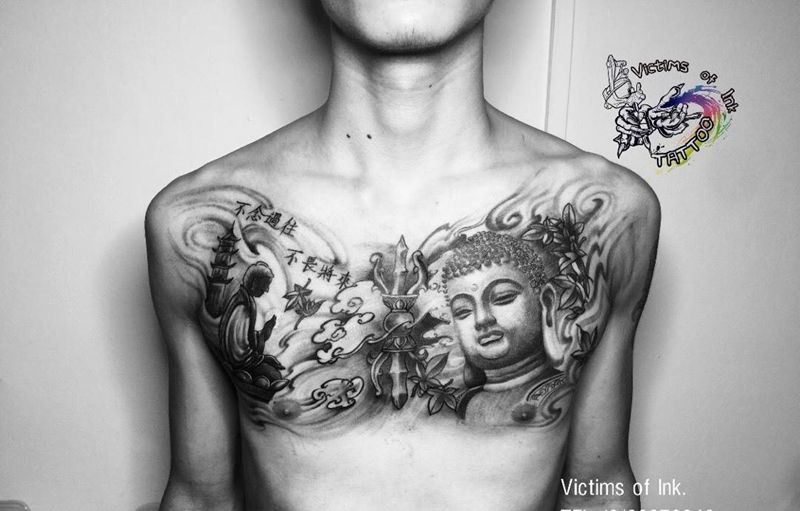 佛纹身图片_原创纹身图案