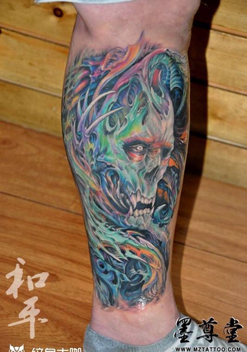 和平作品纹身图片