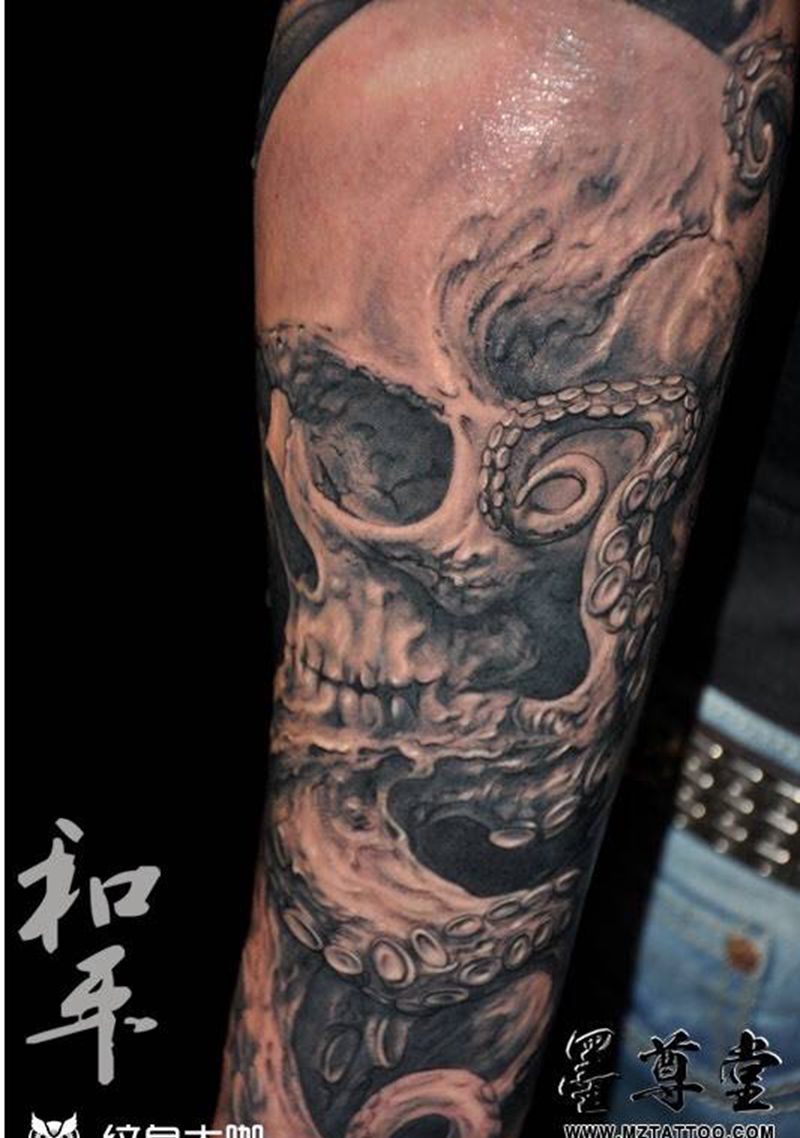 和平作品纹身图片