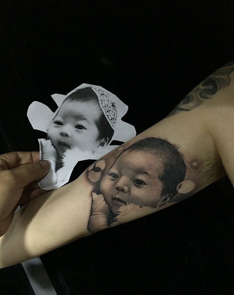 肖像纹身图片