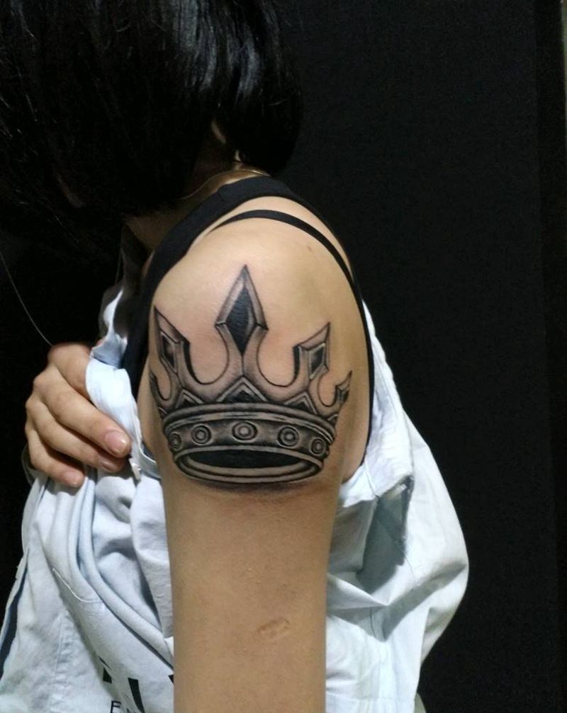 皇冠纹身图片