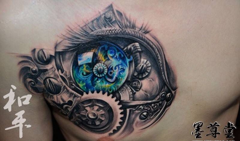 和平作品纹身图片