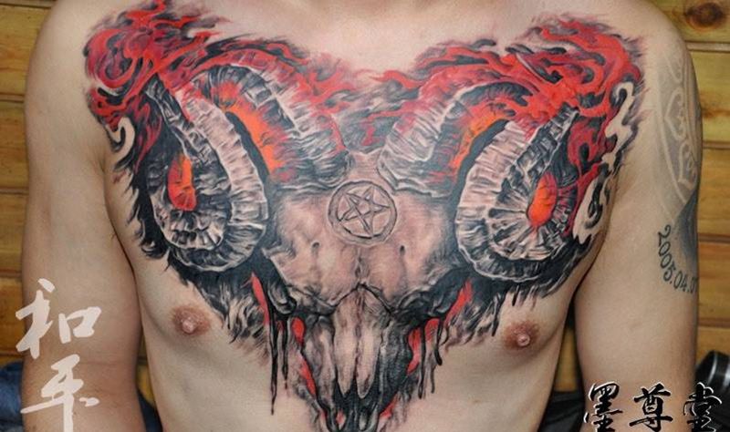 和平作品纹身图片