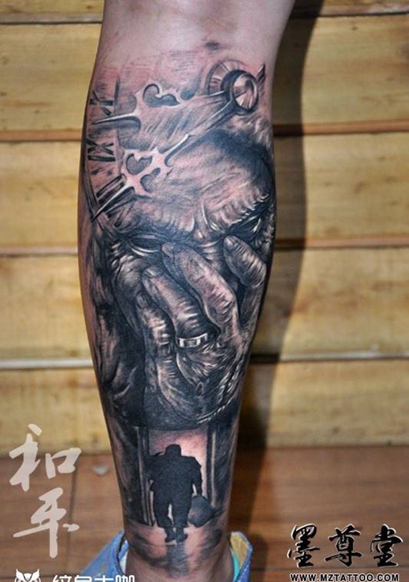 和平作品纹身图片