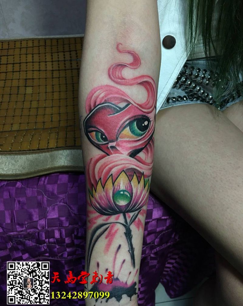 盖旧文身纹身图片