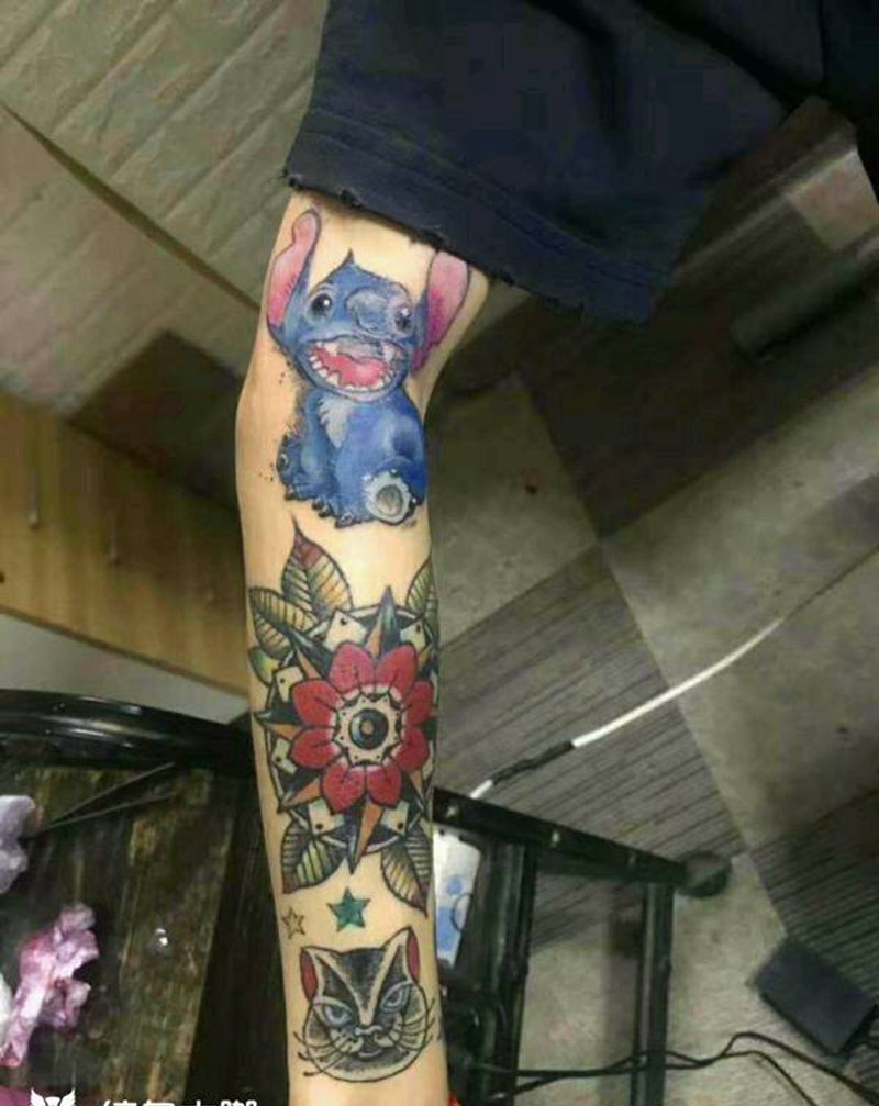 oldschool纹身图片_手臂纹身图案