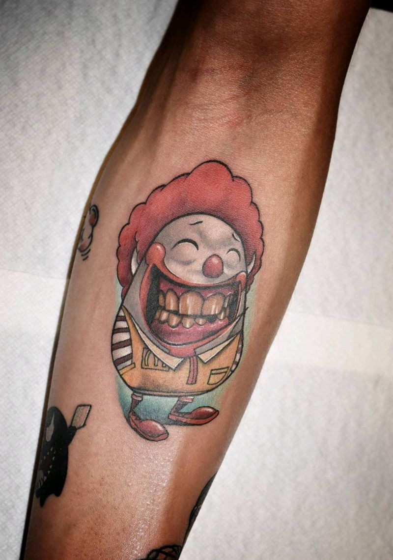 m记叔叔纹身图片_手部New School纹身图案