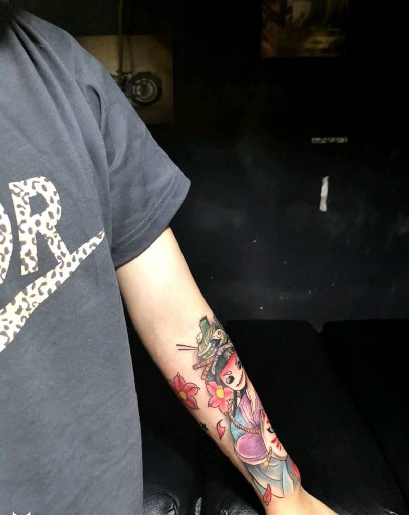 包小臂纹身图片_手臂手部New SchoolOld School纹身图案