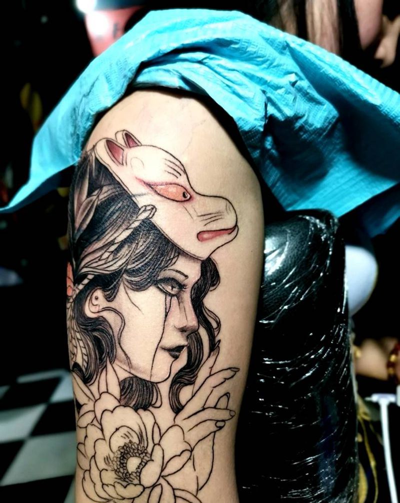 new school纹身图片_手臂New School纹身图案