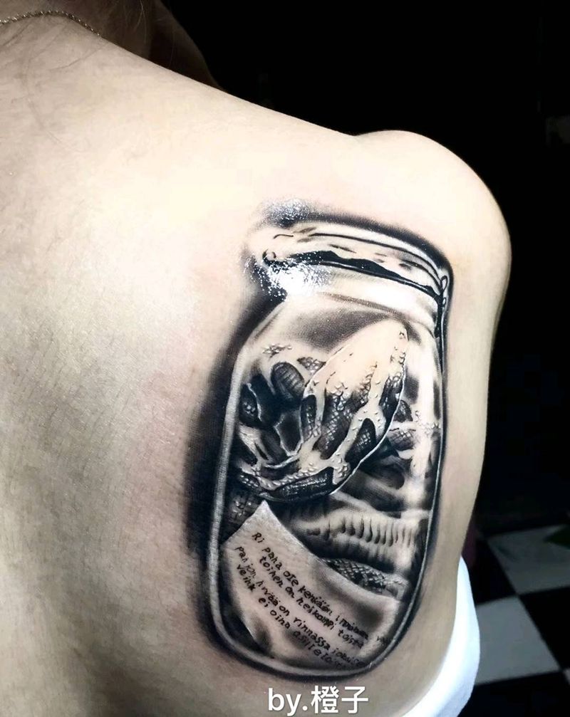 毒蛇纹身图片_欧美写实纹身图案