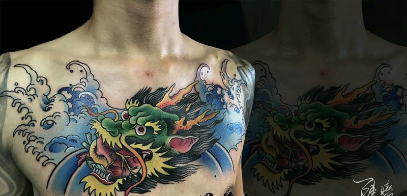 龙纹身图片