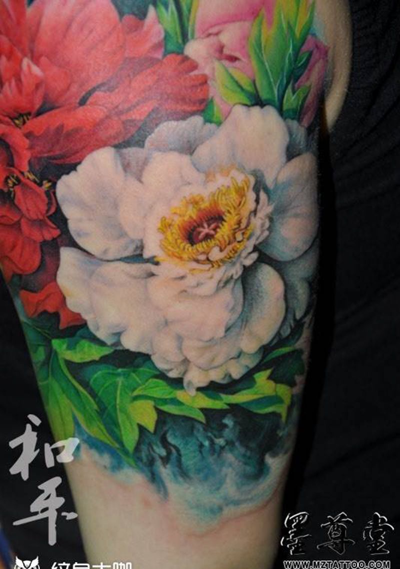 和平作品纹身图片