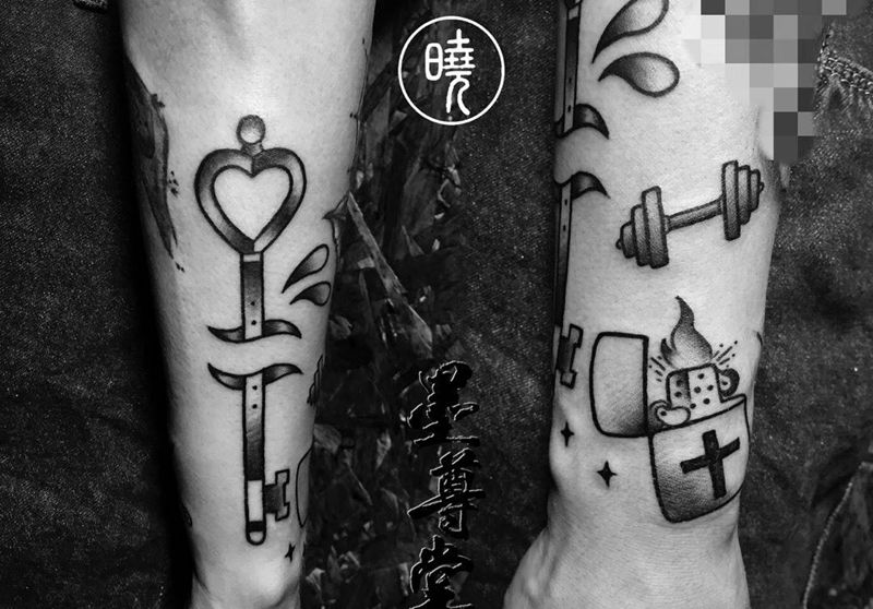 black old school纹身图片