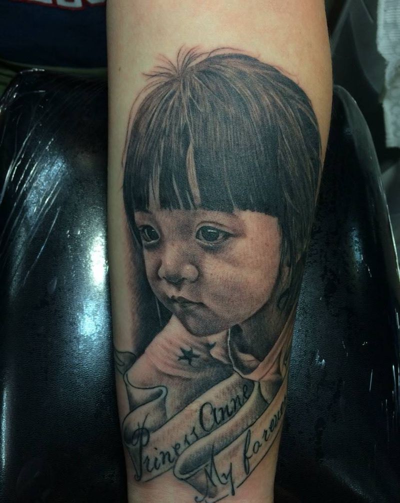 肖像作品纹身图片