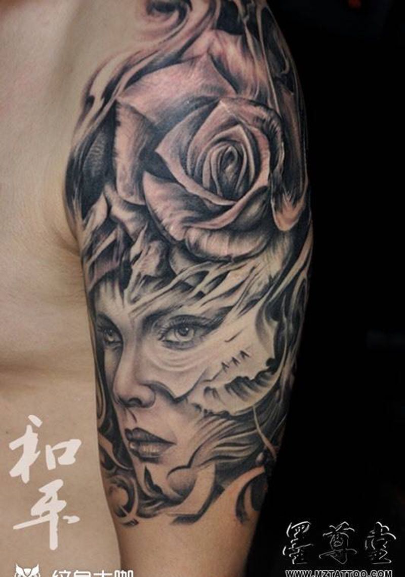 和平作品纹身图片