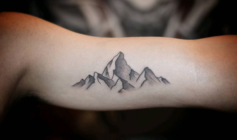 山盟纹身图片_手部纹身图案