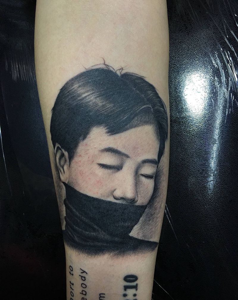 人物肖像纹身图片