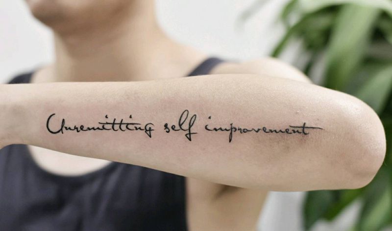 小英文纹身图片_手部纹身图案