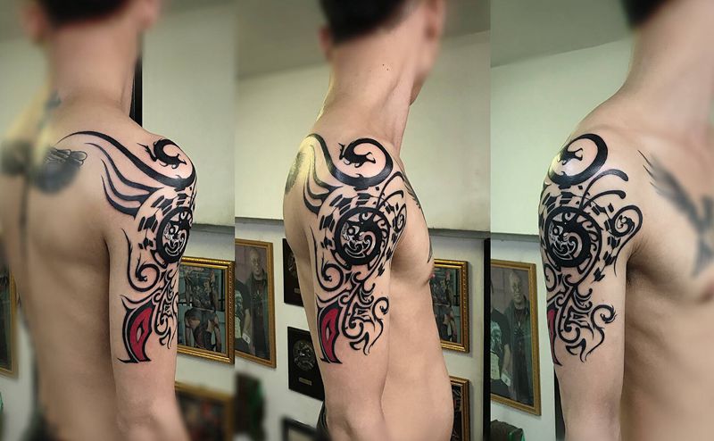 图腾纹身图片_手臂图腾纹身图案