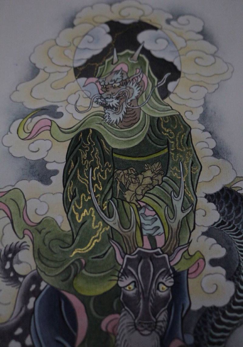 传统纹身图片_手臂纹身图案