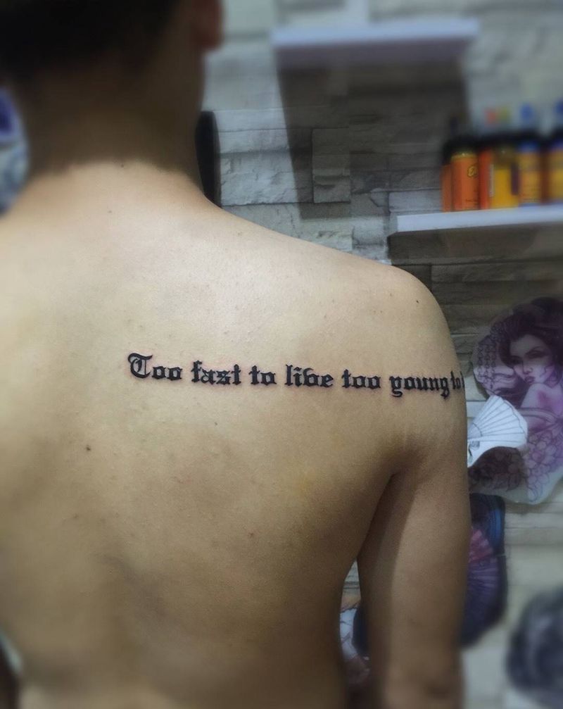 字母纹身图片_成品肩部背部手臂欧美字符图腾纹身图案